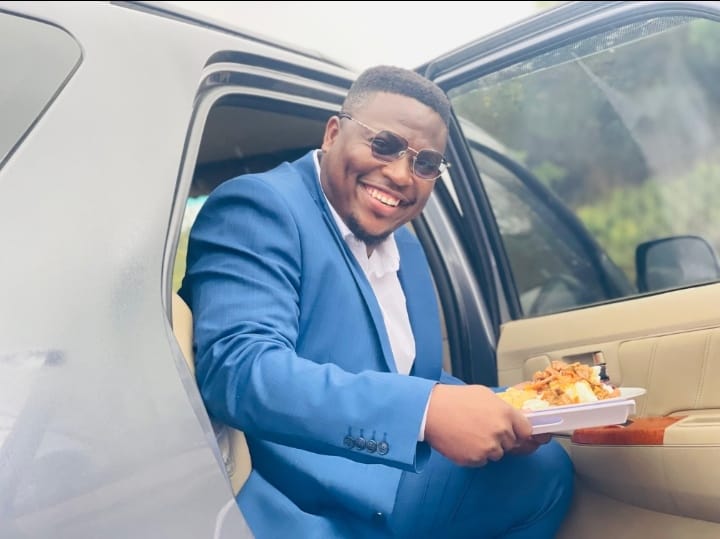 Tlhabologo Disemelo smiling in blue suit